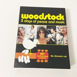 Woodstock Three Days of Peace Music Blu ray 3 Disc Set 40th Anniversary Flaws
